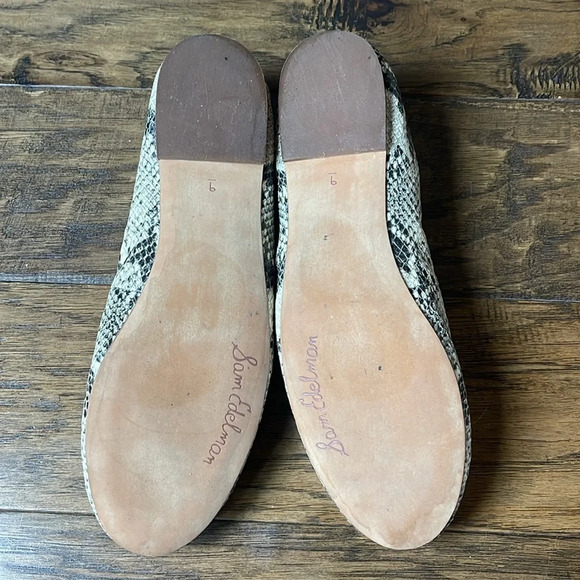 Sam Edelman Felicia Ballet Flat Snakeskin Size 9 - Picture 4 of 4